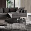Caulfield Black Nichel Coffee Table Minotti