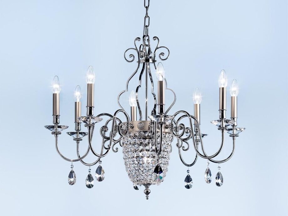 Elegantia 8+1 / 12+1 Pendant Lamp Masiero