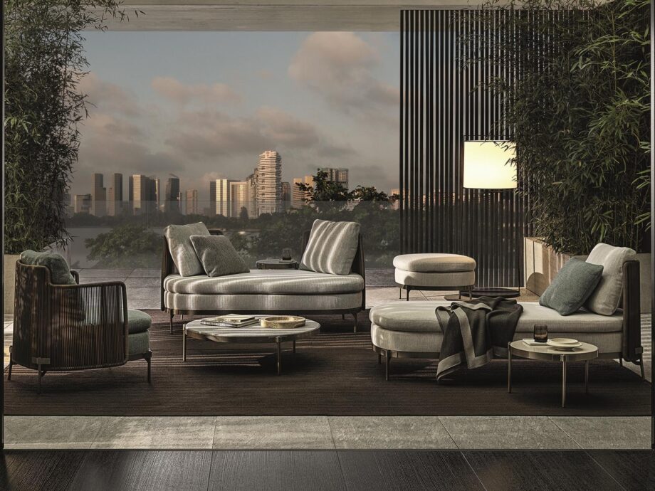Tape Cord Outdoor Outdoor Side Table Minotti