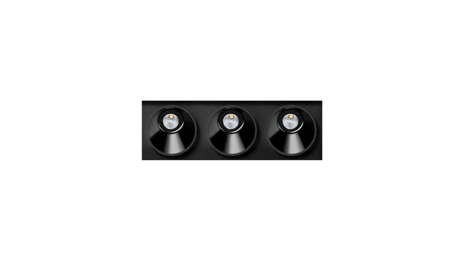 Black Foster Asymmetric Custom Lighting Profile Arkoslight