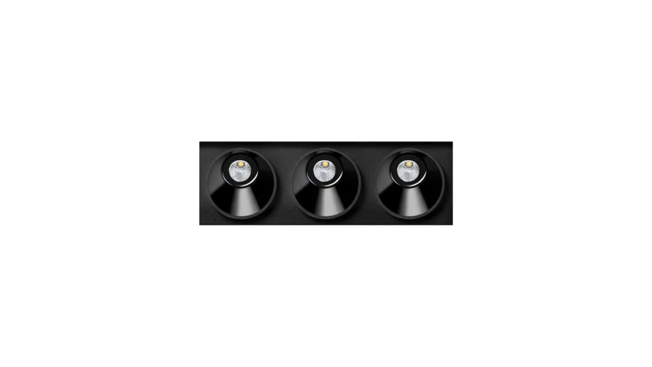 Black Foster Asymmetric Custom Lighting Profile Arkoslight
