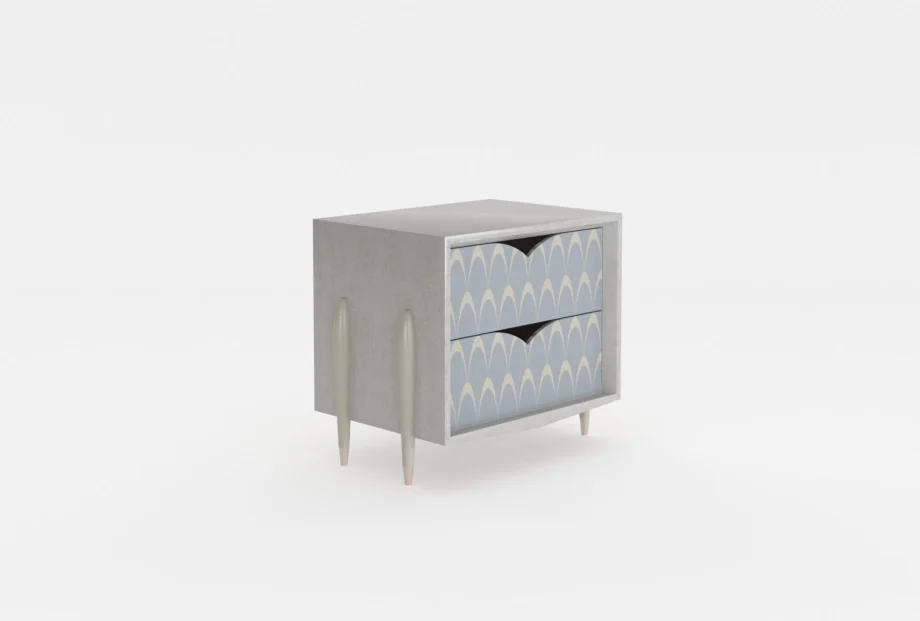 Peacock Bedside Table Mantellassi 1926