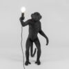 The Monkey Lamp Black Standing Outdoor Floor Lamp Seletti