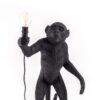 The Monkey Lamp Black Standing Outdoor Floor Lamp Seletti