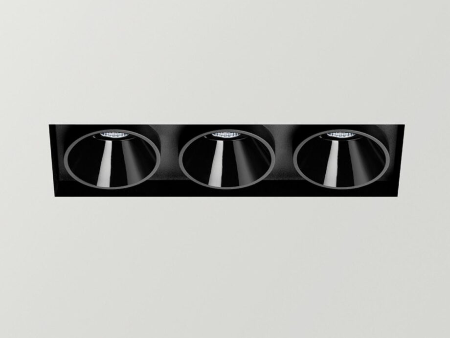 Black Foster Trimless 3 Spotlight Arkoslight