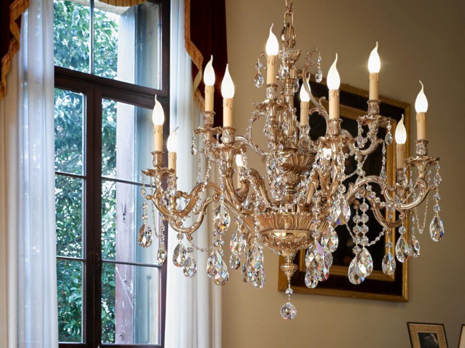 Versailles 093/8+4 Sh/g Pendant Lamp Possoni Illuminazione