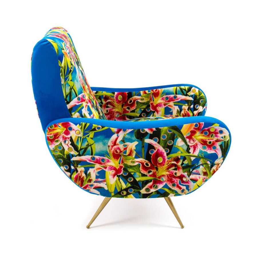 Flowers With Holes Armchair Seletti