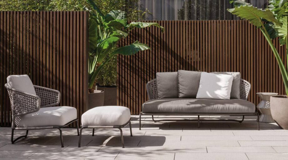 Aston Cord Outdoor Outdoor Armchair Minotti