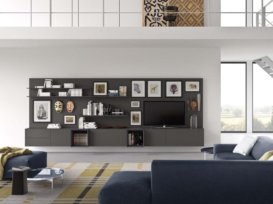 Spazio S313 Storage Wall Pianca