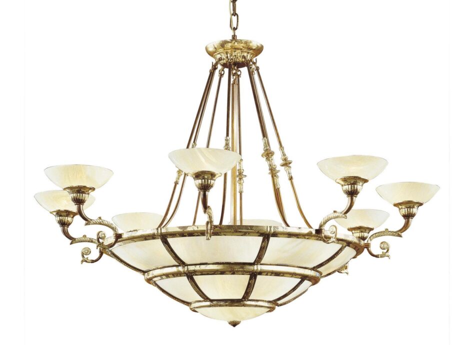 Raffaello 1999/14+8 Pendant Lamp Possoni Illuminazione