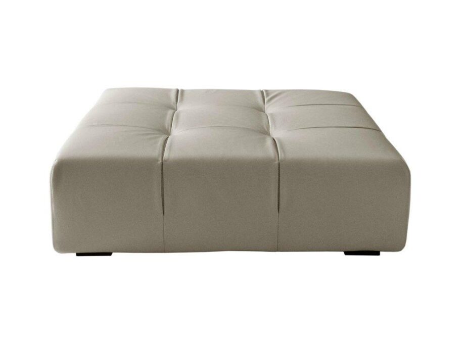 Tufty Time Leather Pouf Bb Italia