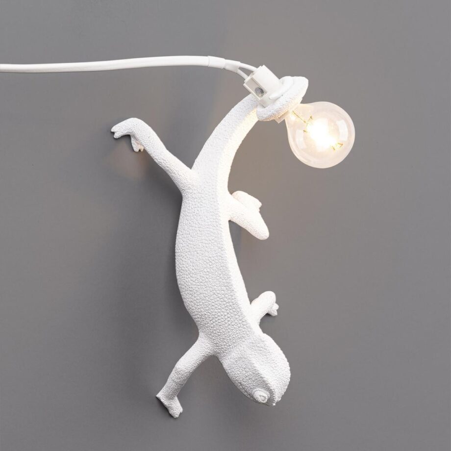 Chameleon Going Down Wall Lamp Seletti