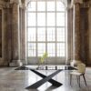 Living Graphite & Smoked Crystal Table Riflessi