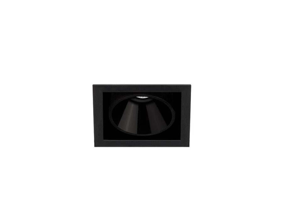 Black Foster Recessed 1 Spotlight Arkoslight