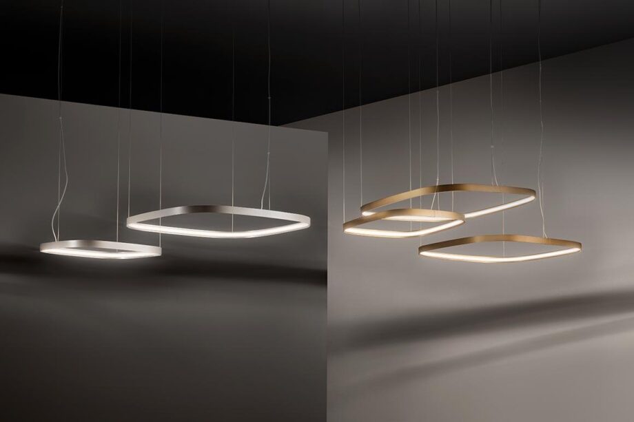 Zero Square Pendant Lamp Panzeri