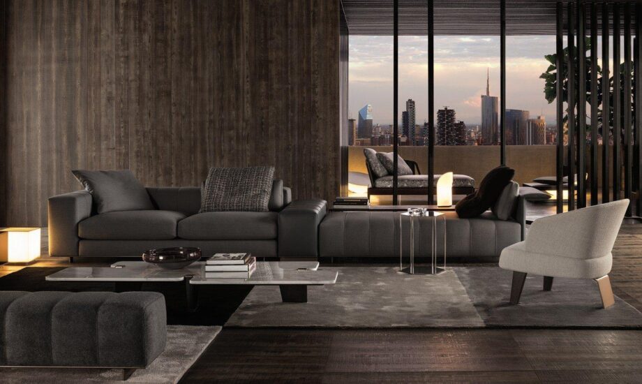 Freeman Seating System Sofa Minotti