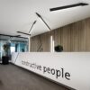 Angle Beam Ceiling Lamp Dark