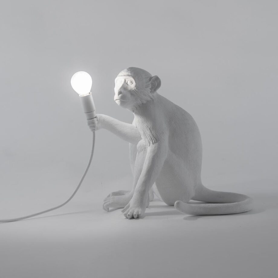 The Monkey Lamp Sitting Outdoor Floor Lamp Seletti