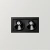 Black Foster Asymmetric Recessed 2 Spotlight Arkoslight