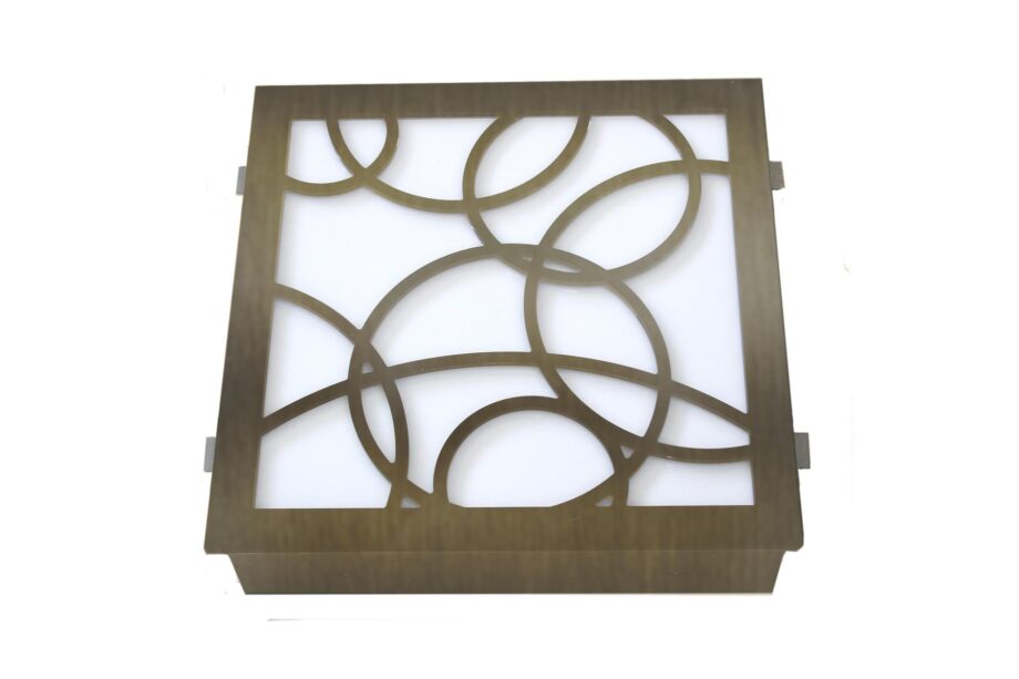 Recessed Square Ceiling Lamp Contardi