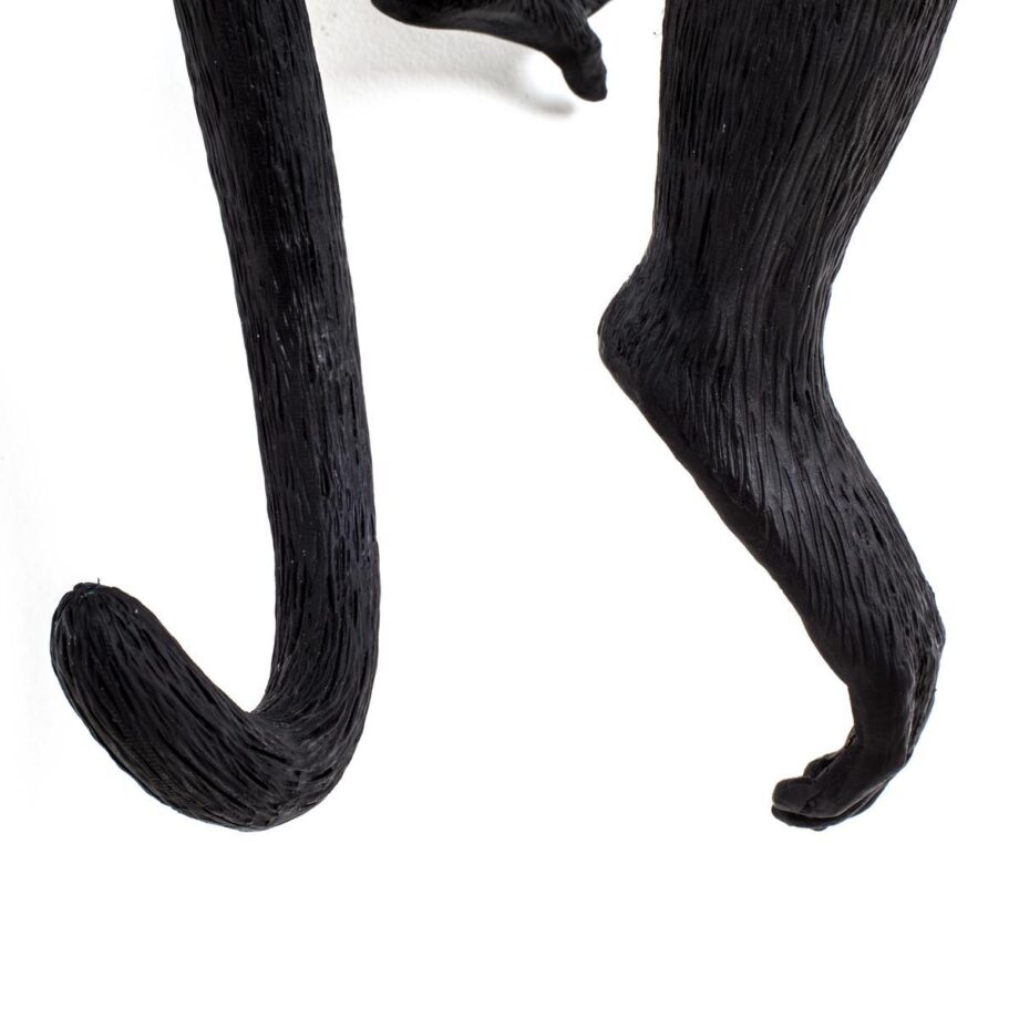 The Monkey Lamp Black Hanging Outdoor Wall Lamp Seletti