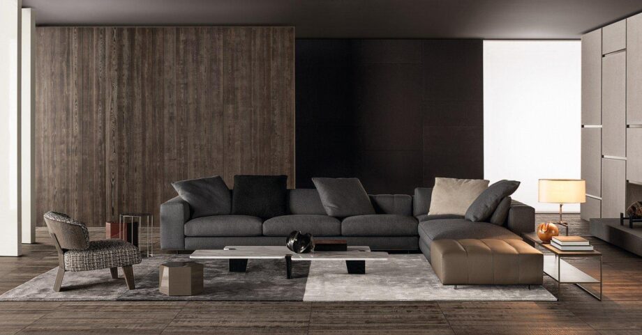 Freeman Seating System Sofa Minotti
