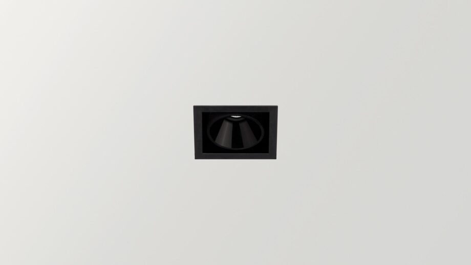 Black Foster Recessed 1 Spotlight Arkoslight