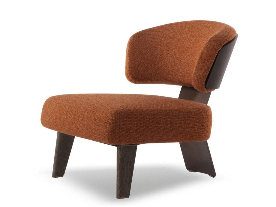 Reeves Wood Easy Chair Minotti