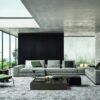 West Saddle Hide Sofa Minotti