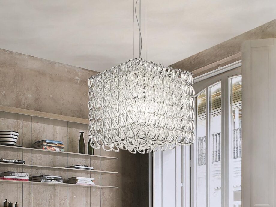 Giogali Sp Cub Pendant Lamp Vistosi