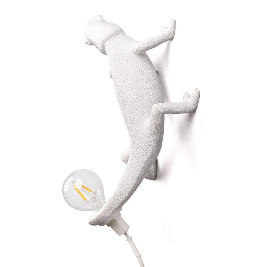 Chameleon Going Up Wall Lamp Seletti