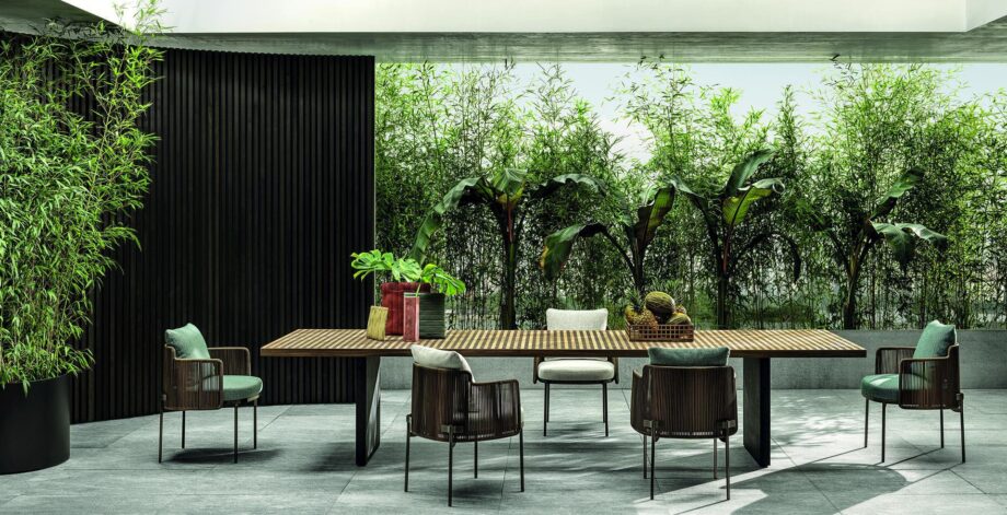 Quadrado Outdoor Table Minotti