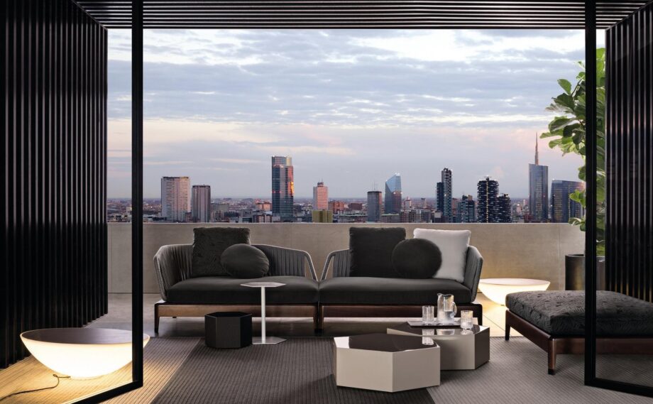 Indiana Outdoor Sofa Minotti