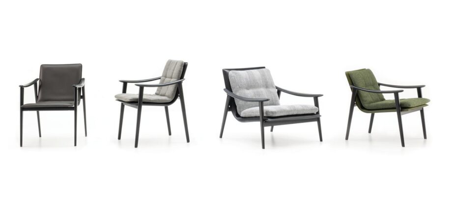 Fynn Saddle Hide Easy Chair Minotti