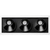 Black Foster Asymmetric Recessed 3 Spotlight Arkoslight