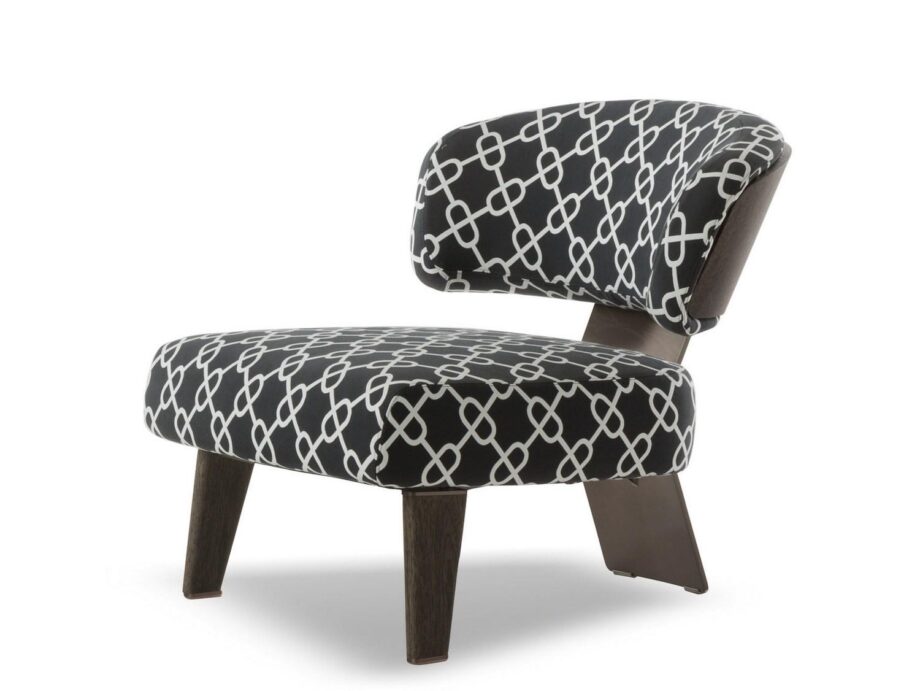 Reeves Wood Easy Chair Minotti