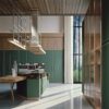 Essenza Supernatural Green And Copper Kitchen Martini Interiors