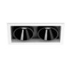 Black Foster Asymmetric Recessed 2 Spotlight Arkoslight