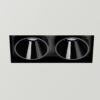 Black Foster Asymmetric Trimless 2 Spotlight Arkoslight