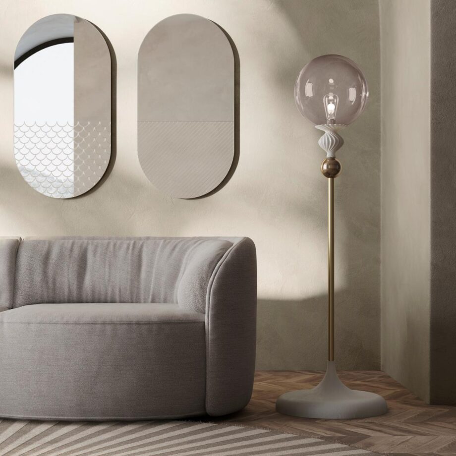 Mermaid And Sailor Mirror Natuzzi Italia