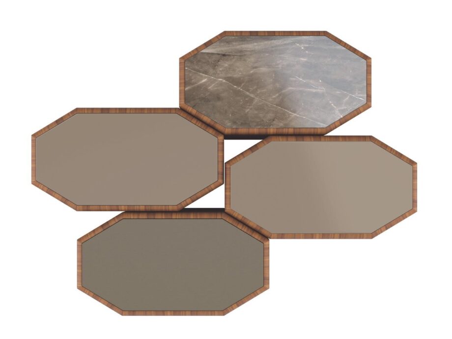 Esedra Set Coffee Table Bruno Zampa