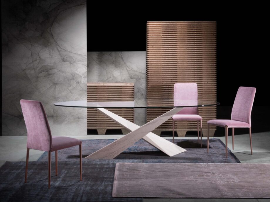 Living Stone & Glass Table Riflessi