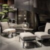 Aston Cord Outdoor Outdoor Armchair Minotti