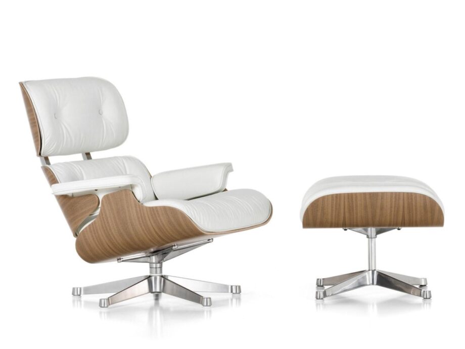 Lounge Chair White Armchair Vitra