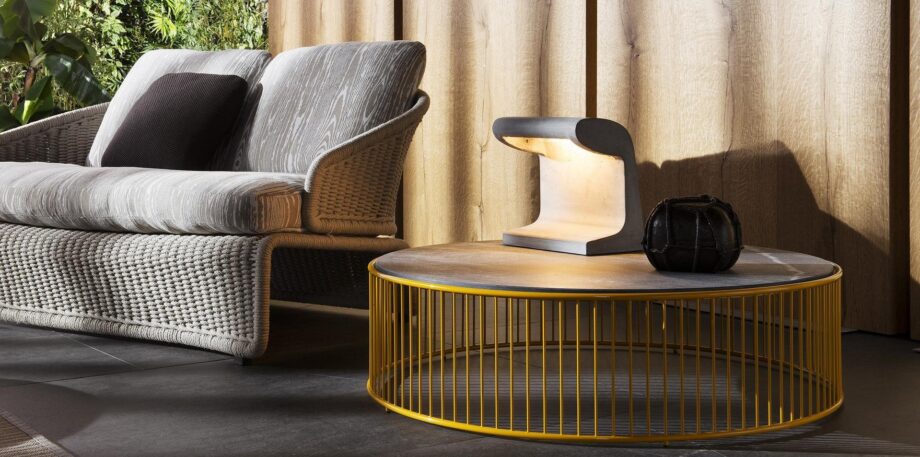 Caulfield Outdoor Outdoor Side Table Minotti