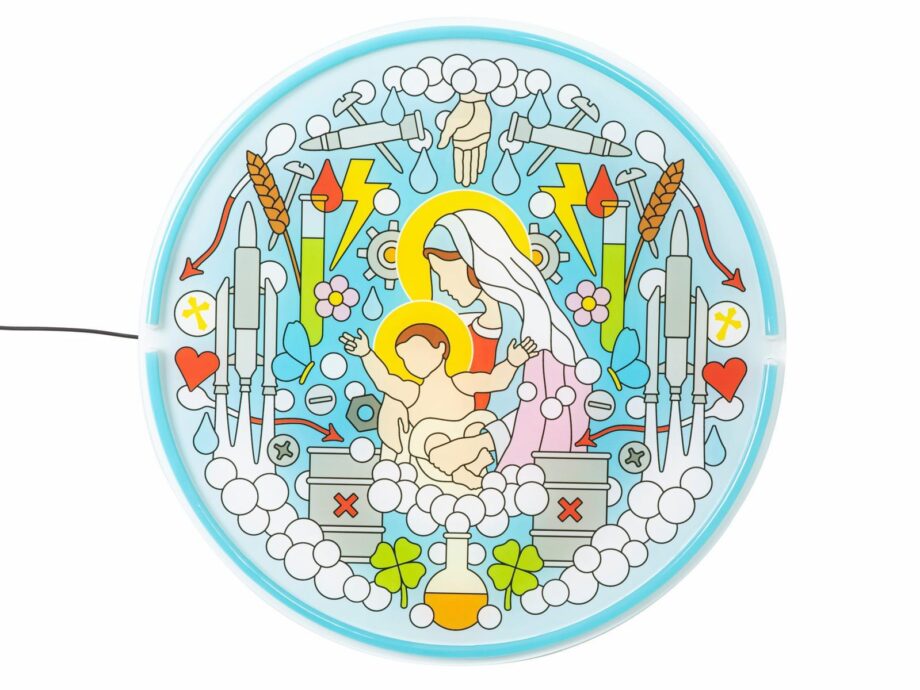 Virgin Mary Wall Lamp Seletti