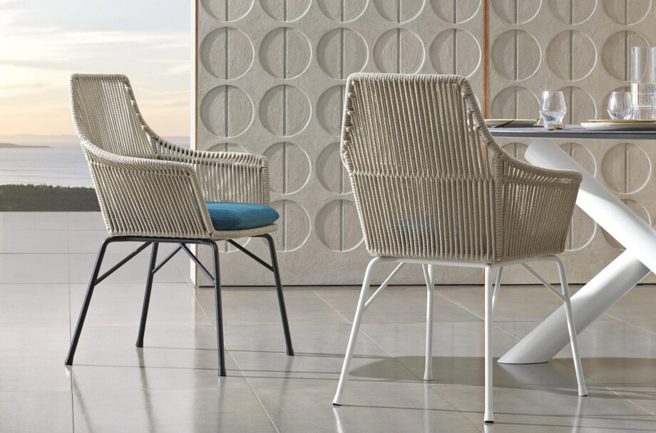 York Cord Outdoor Outdoor Chair Minotti