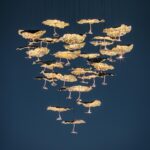 Gold Moon Chandelier