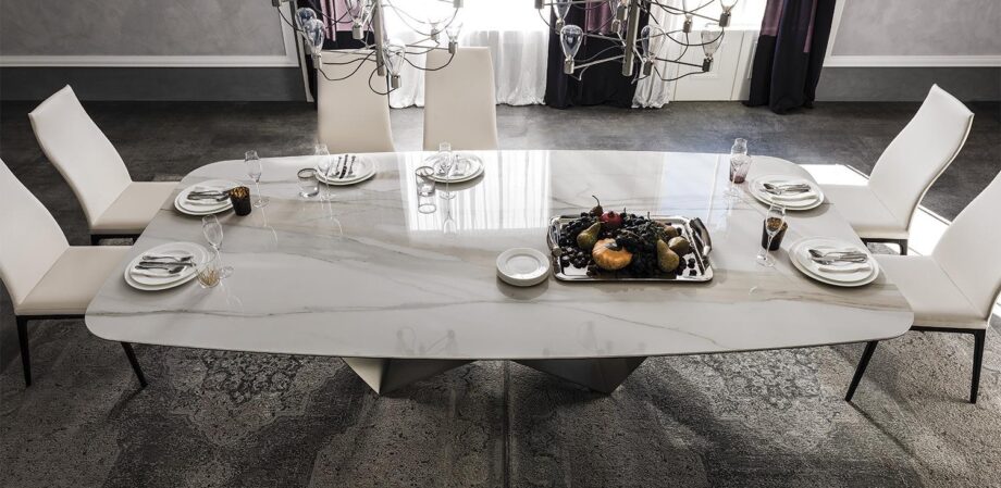 Skorpio Keramik table | Cattelan Italia. The Skorpio Keramik table: industrial chic design, versatile and durable, a statement piece for homes and businesses.