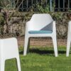 Plus 630 Outdoor chair | Pedrali. Outdoor chair with generous volumes, formal design, comfort, and functionality for both indoor and outdoor spaces.